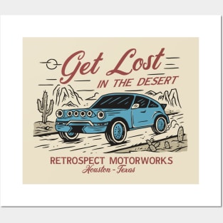 Dusty Safari Porsche Posters and Art